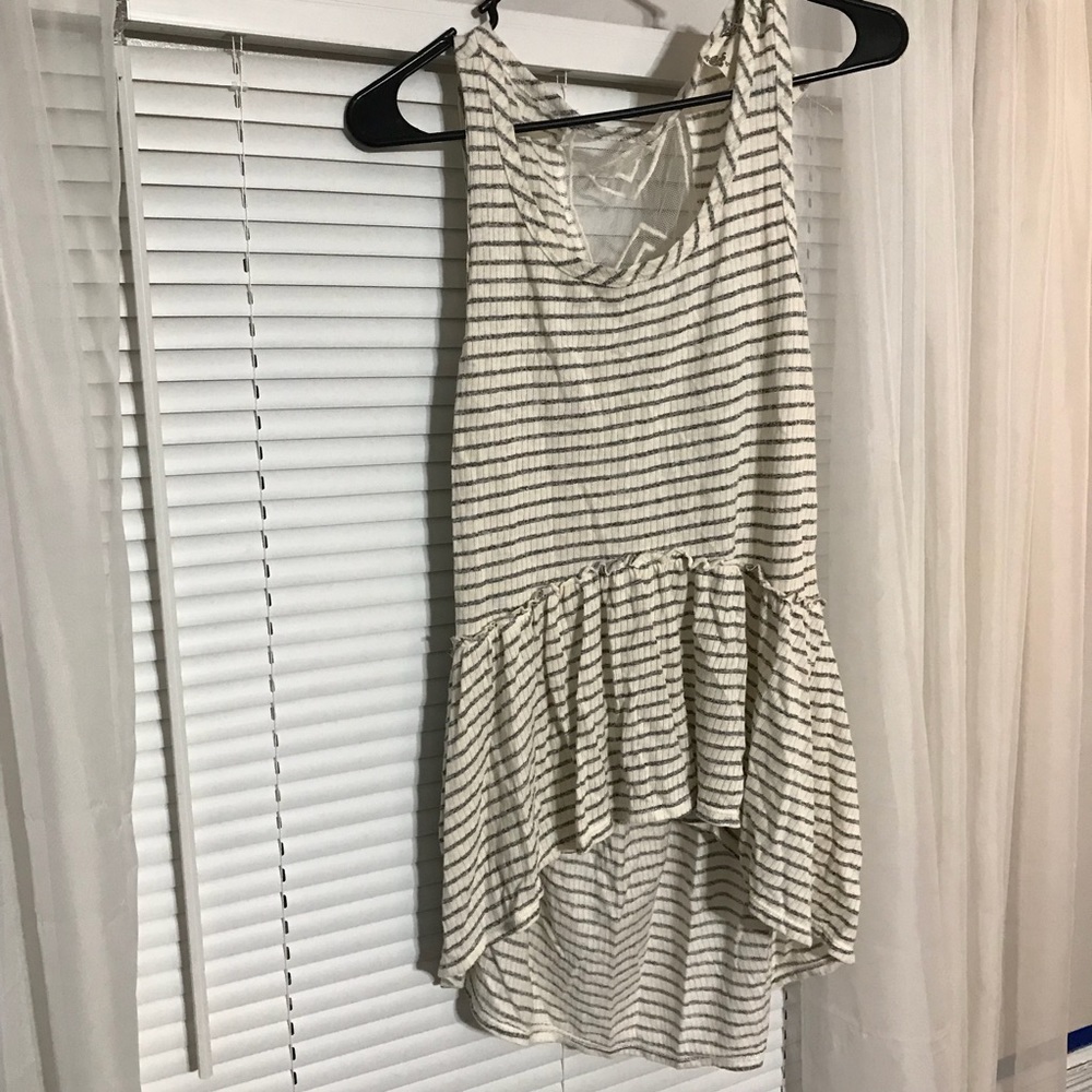 Striped High-Low Tank Top!